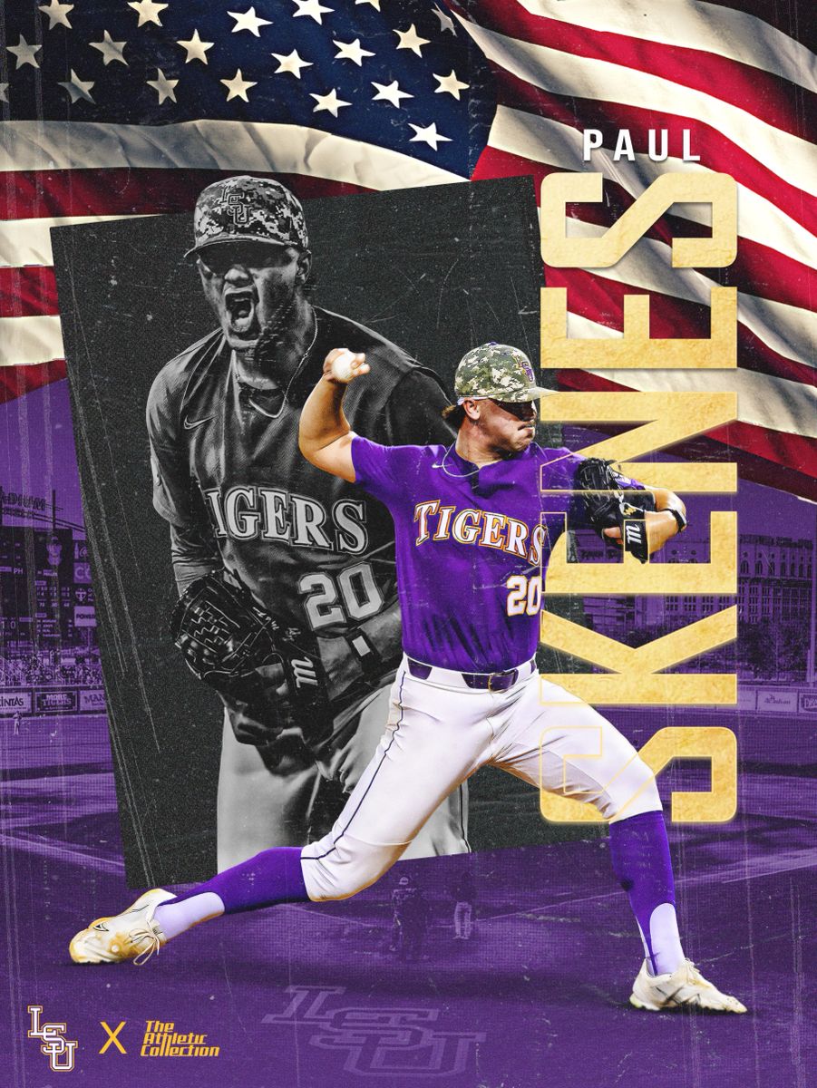 Paul Skenes LSU Baseball Poster